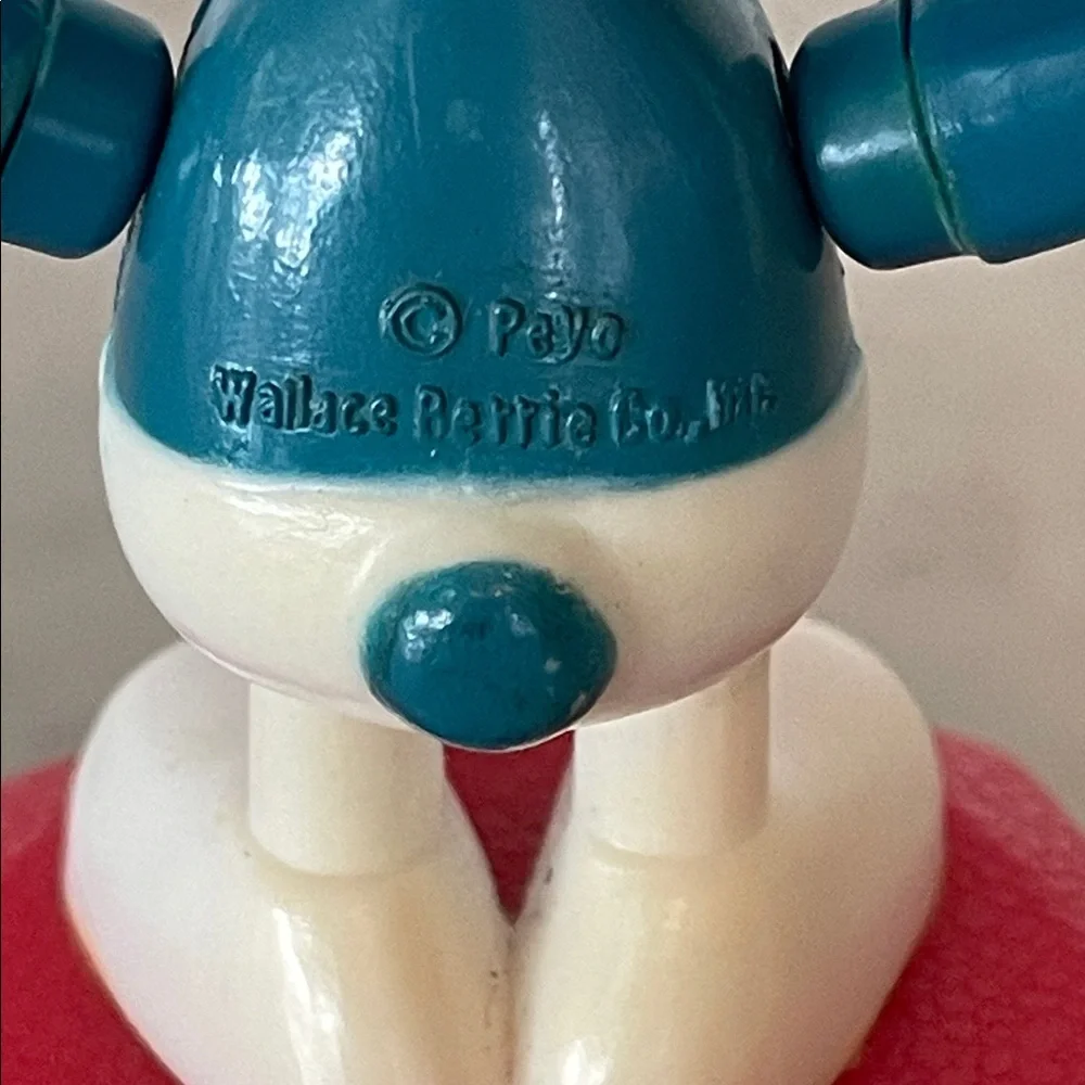 PEYO Smurfs Action Figures Vintage Set Push Puppet & Figure (2)